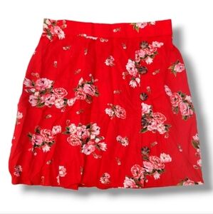 Band of Gypsies Floral A-Line Mini Skirt Sz S NWT